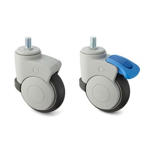 Dual Brake System Caster (Threaded Bolt Type)